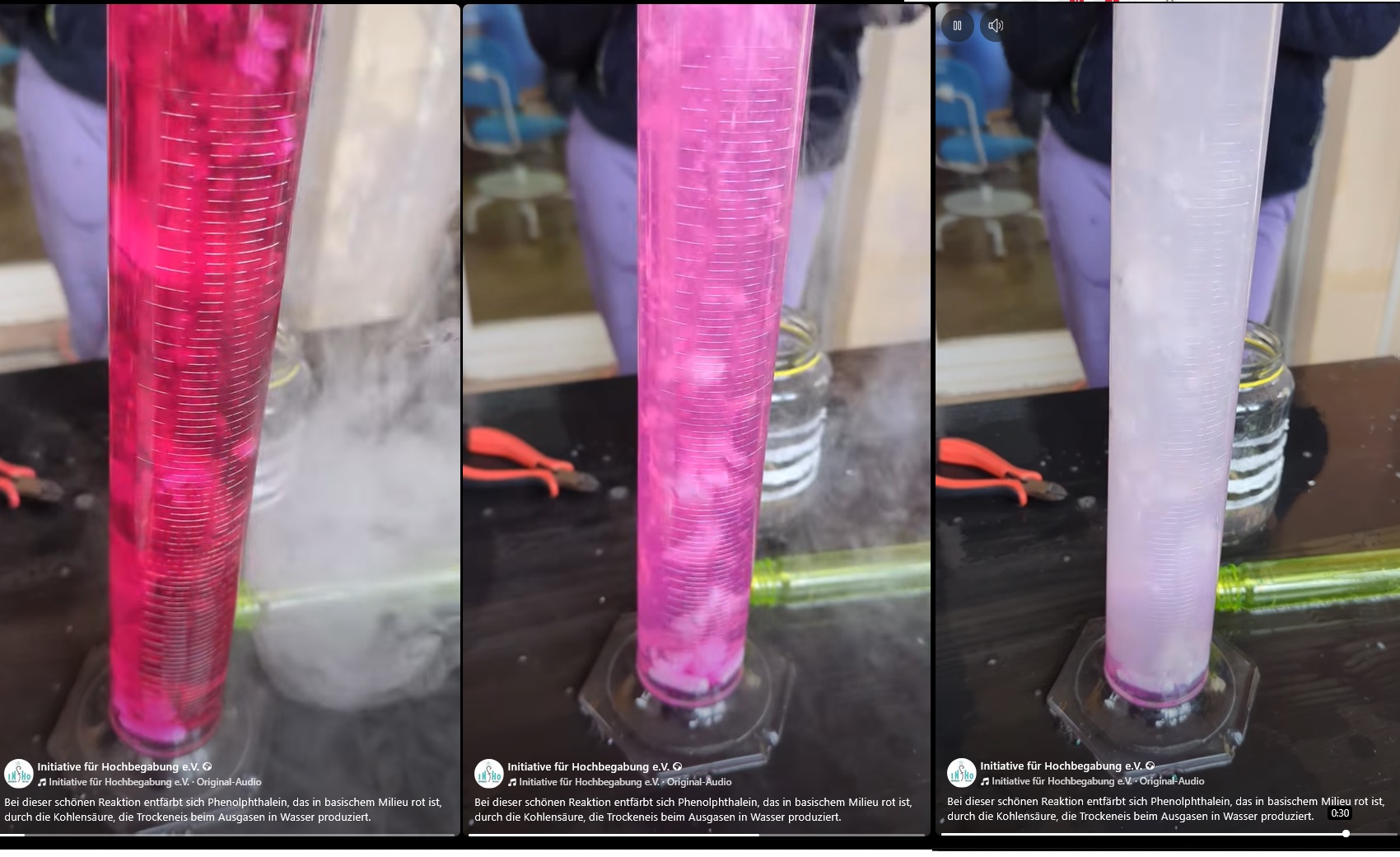 🧪✨ Wenn Rot verschwindet – Chemie sichtbar gemacht ✨🧪
